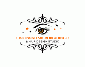 Cincinnati Microblading &amp; hair design studio  entry by dsdezign