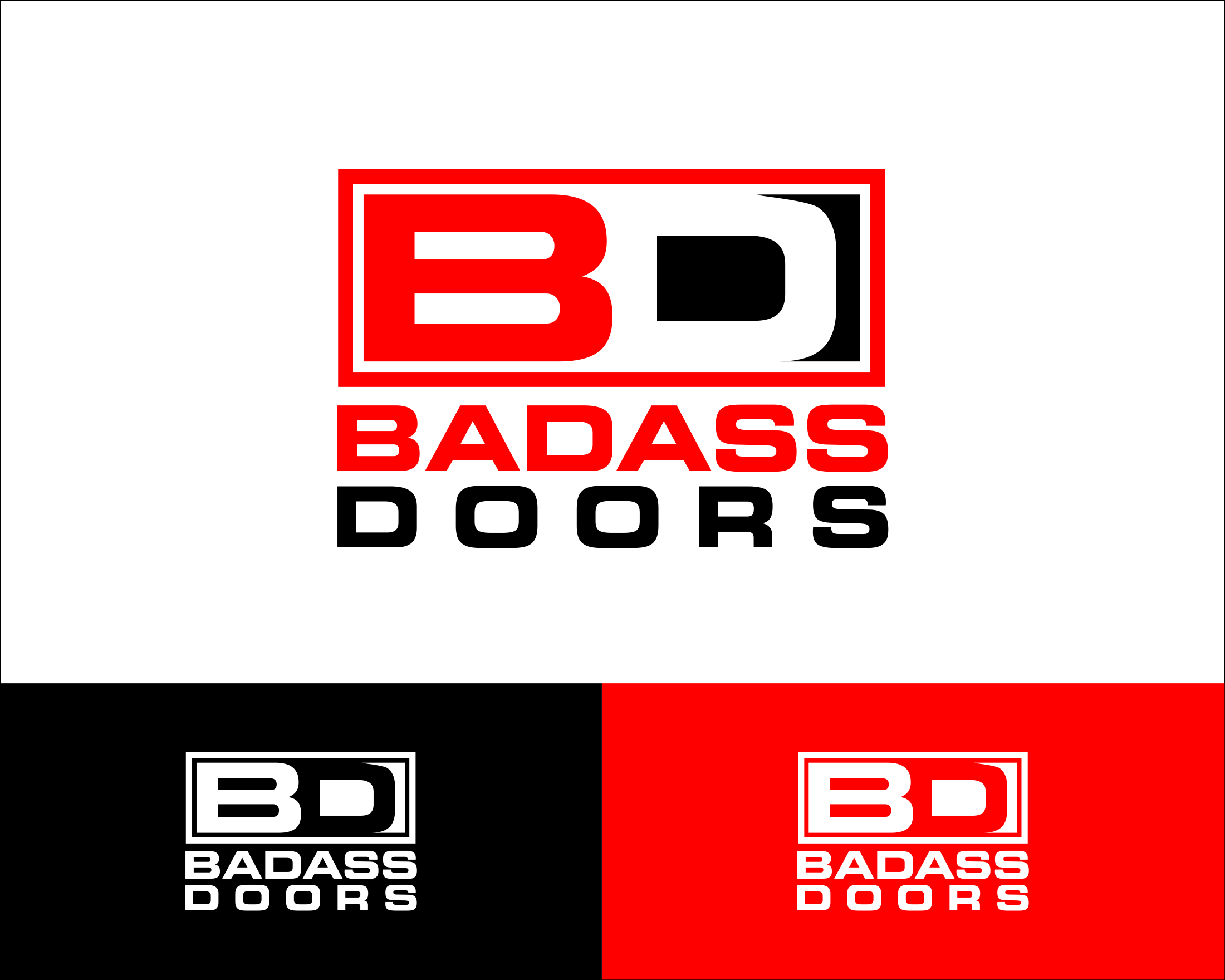 Logo Design for Badass Doors