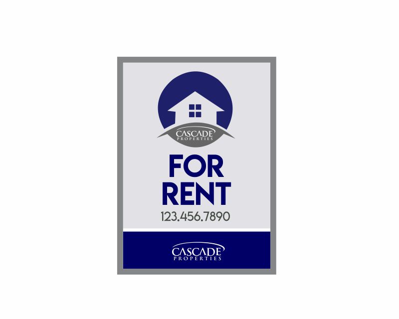 Banner Ad Design entry 1390376 submitted by markingkong to the Banner Ad Design for Cascade Properties run by cbullington