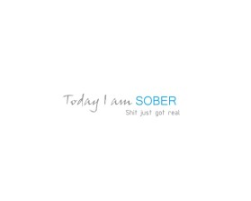 Today I am Sober entry by Coral
