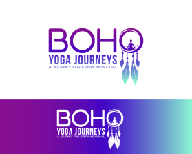 Logo Design entry 1403776 submitted by paczgraphics to the Logo Design for BOHO Yoga Journeys run by lsiafas@hotmail.com