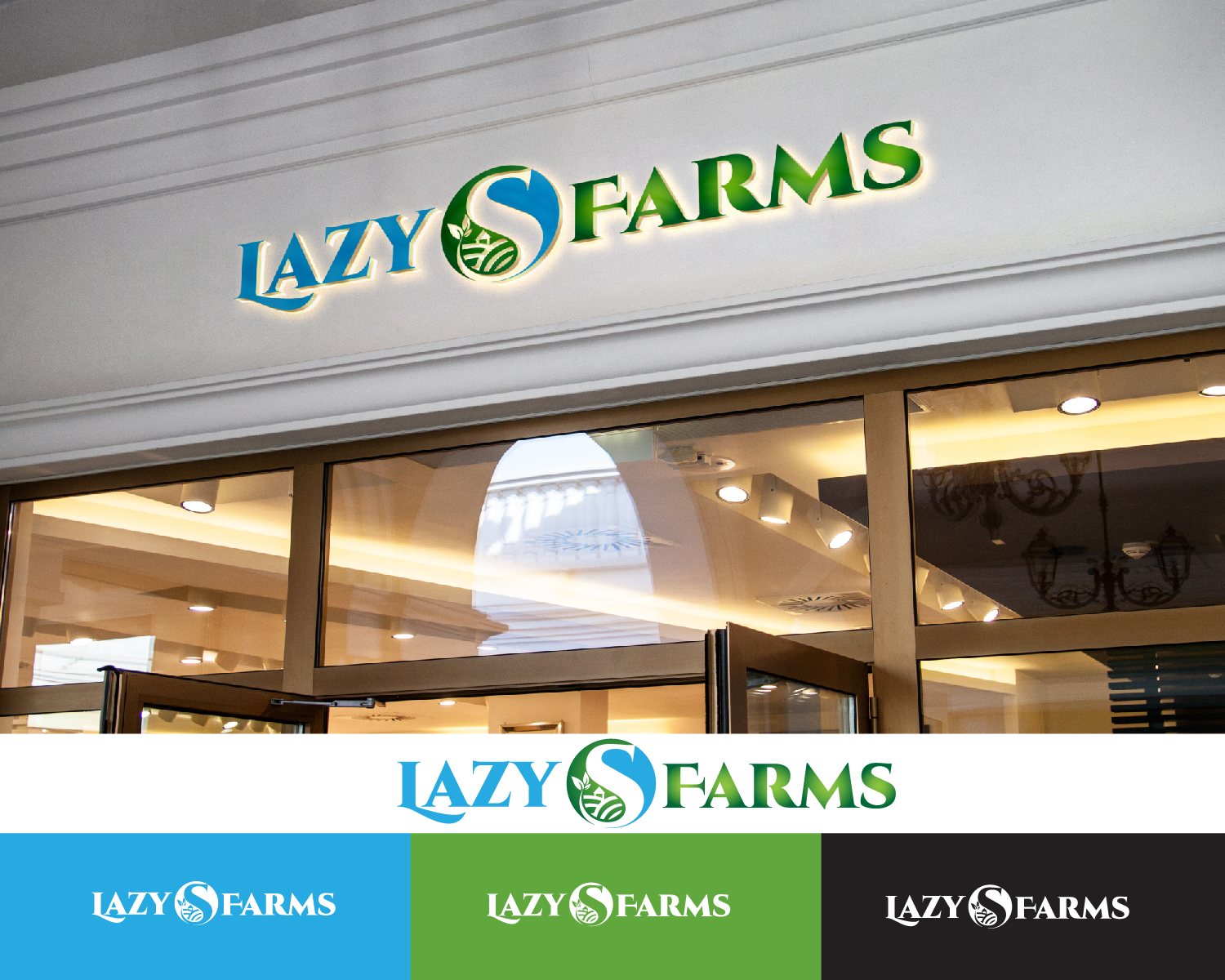 Logo Design for Lazy S Farms