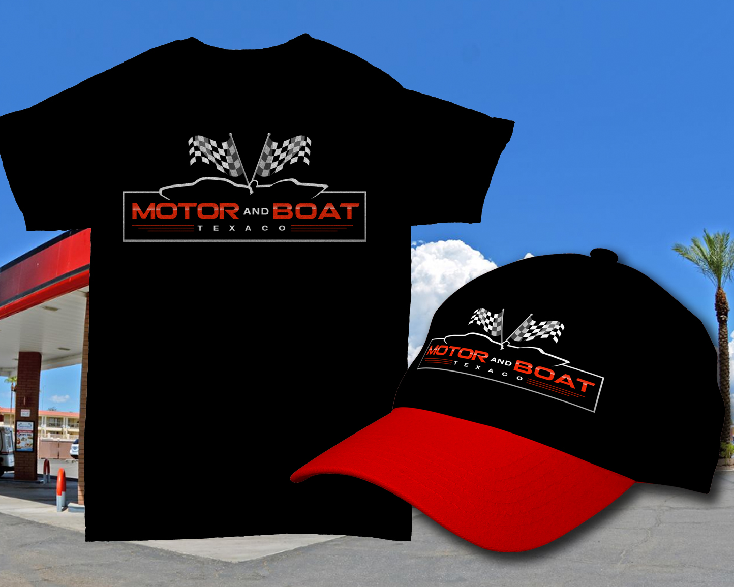 Logo Design for Motor & Boat Texaco