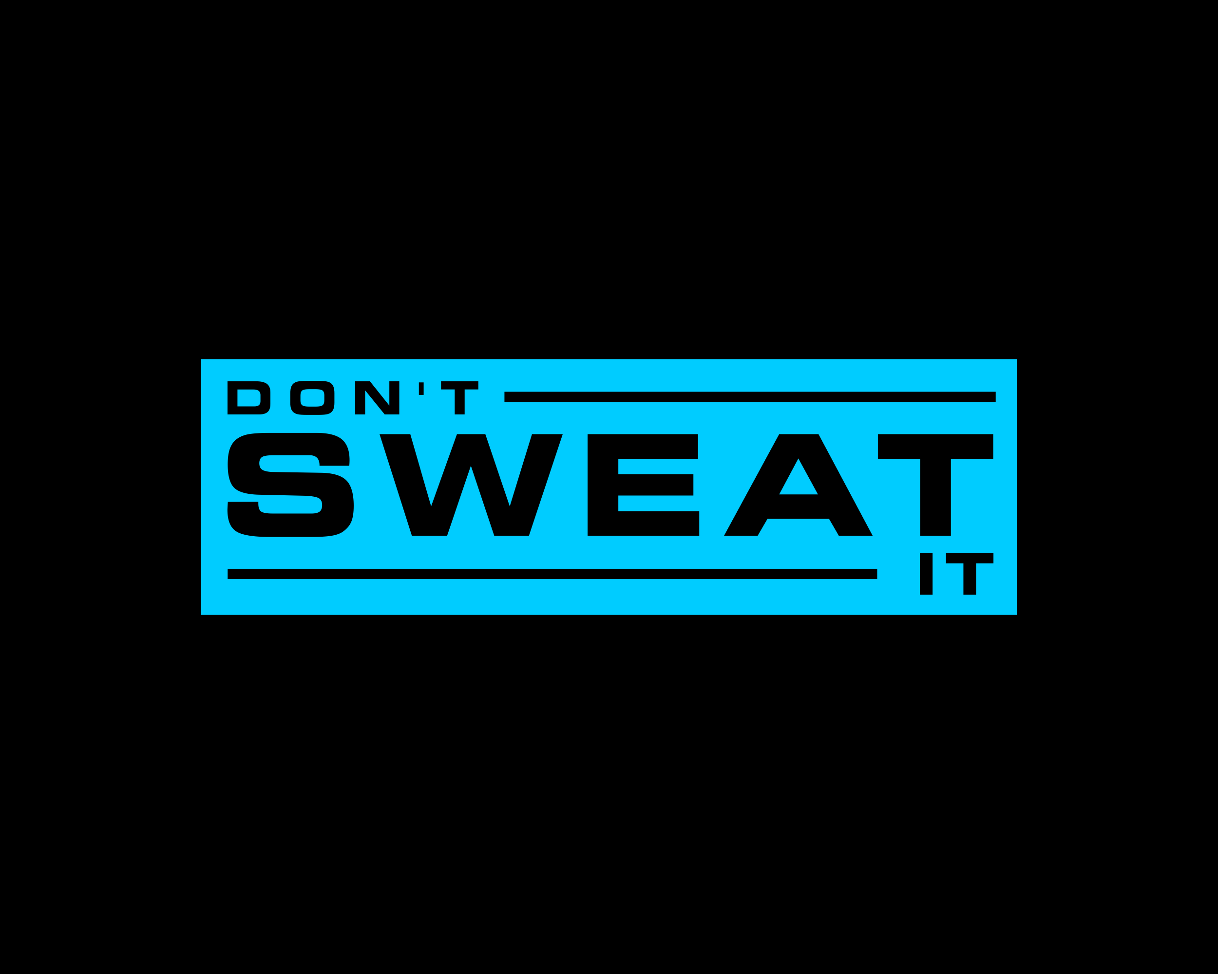 Logo Design for Don't Sweat It