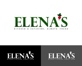 Elena's Kitchen &amp; Catering entry by YourUniqueDesign