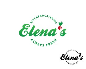 Elena's Kitchen &amp; Catering entry by mv