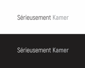 S&eacute;rieusement Kamer  entry by taufik30