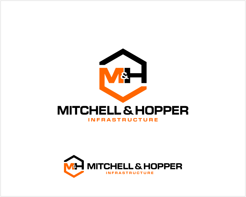 Logo Design for Hopper & Mitchell Infrastructure