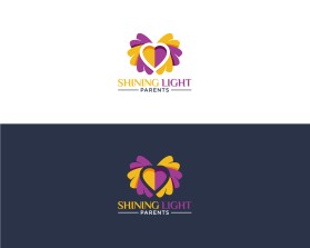 A logo to honor "Shining Light Parents" (with children who have passed) entry by pureofart