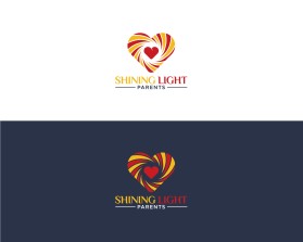 A logo to honor "Shining Light Parents" (with children who have passed) entry by pureofart