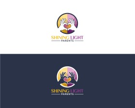 A logo to honor "Shining Light Parents" (with children who have passed) entry by pureofart