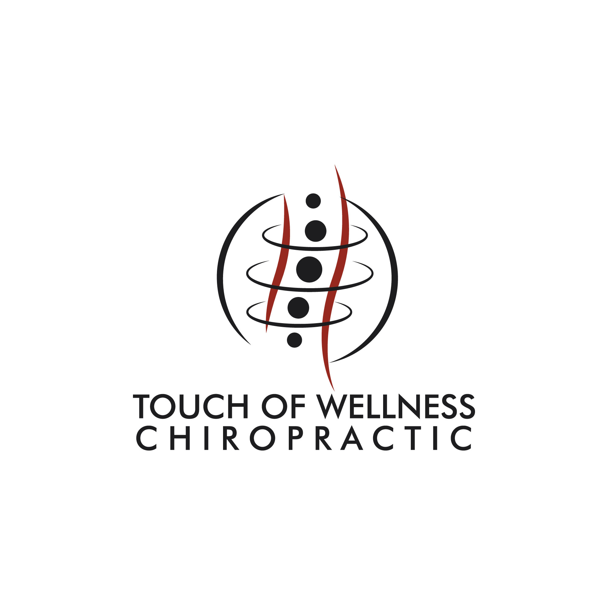 Logo Design for Touch of Wellness Chiropractic