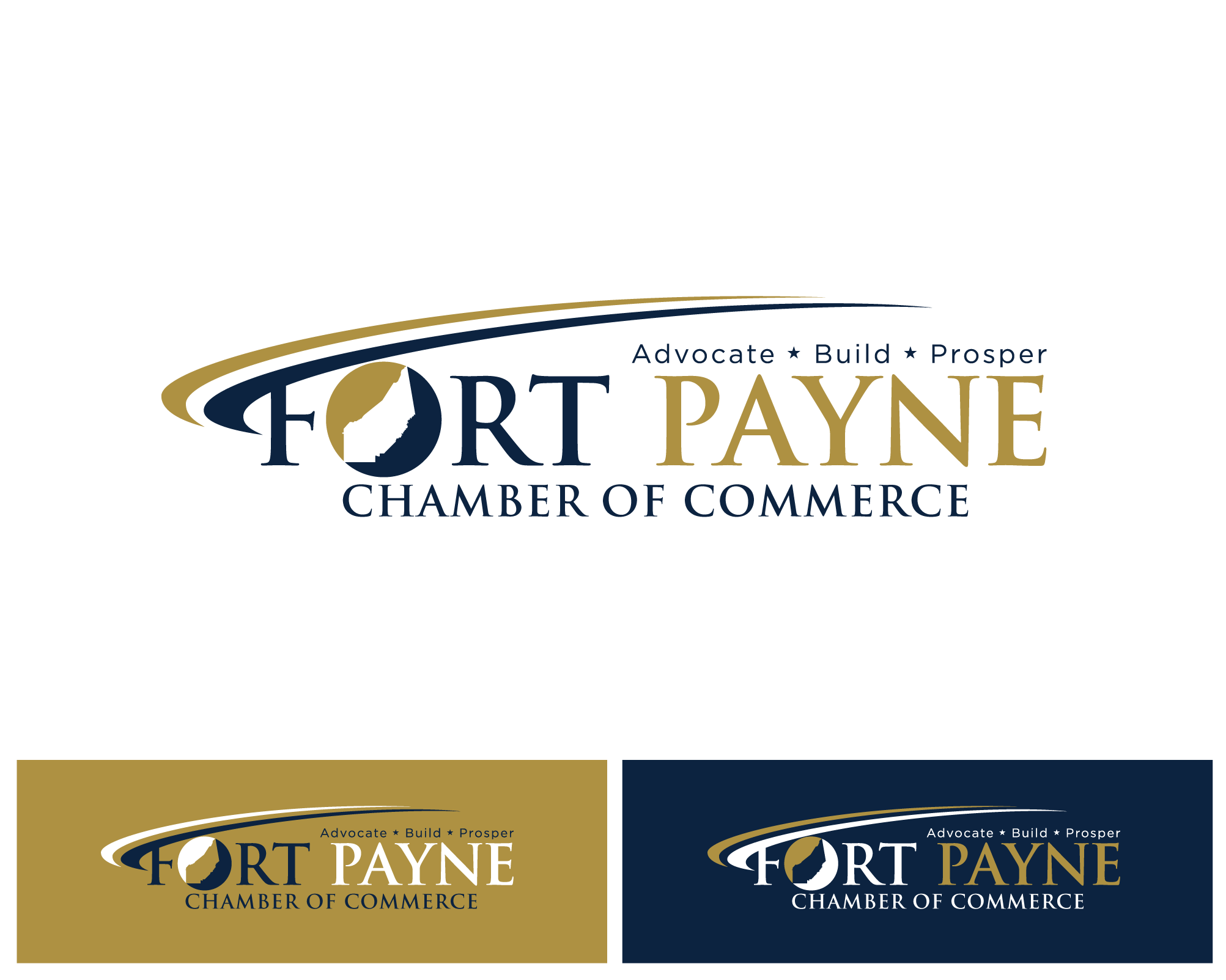 Logo Design for www.fortpaynechamber.com (Chamber of Commerce web design)