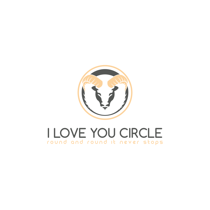 Logo Design for I love you circle