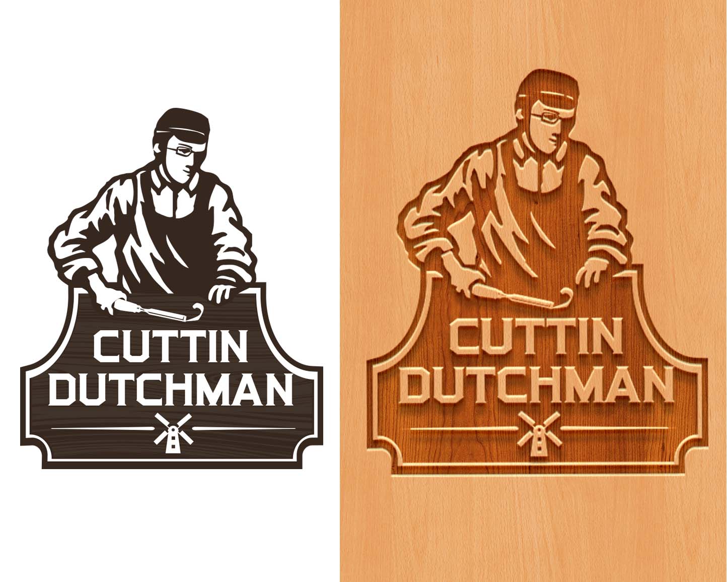 Logo Design for Cuttin Dutchman