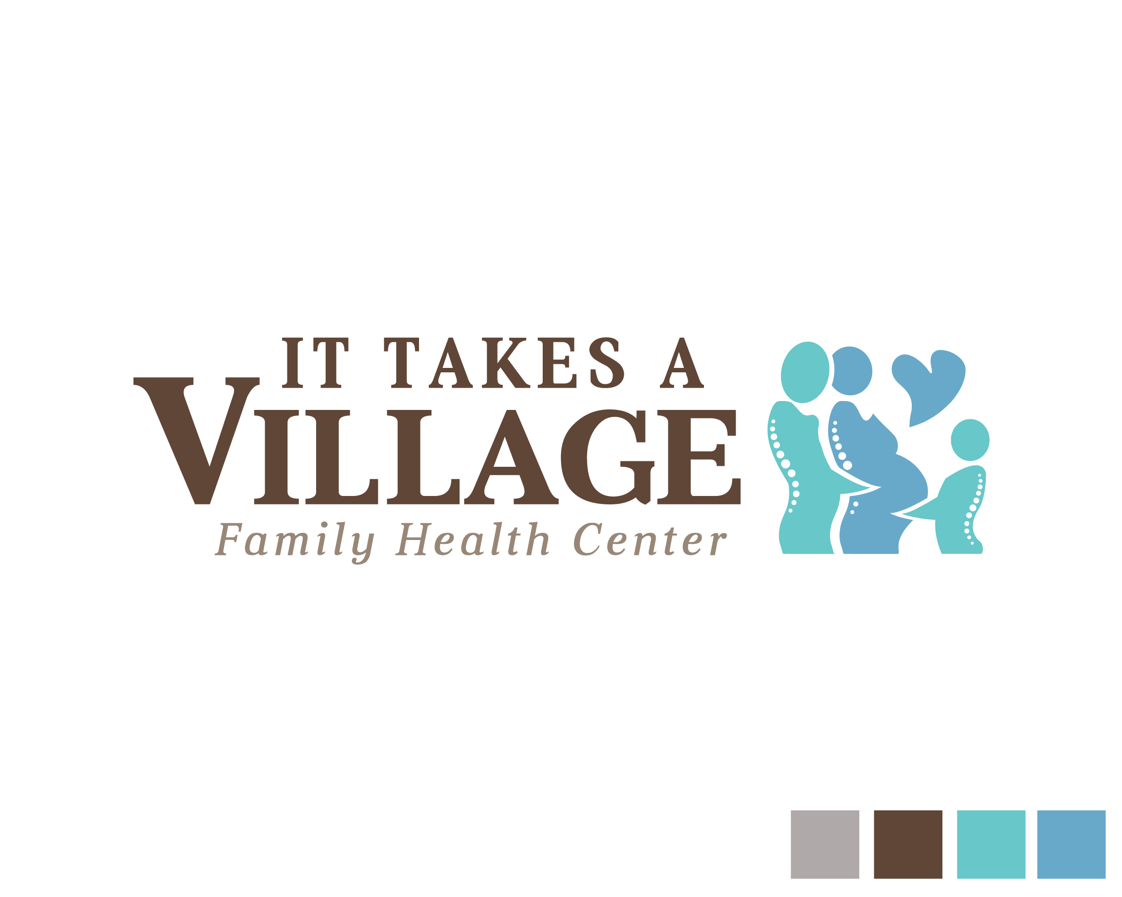 Logo Design for It Takes A Village - Family Health Center