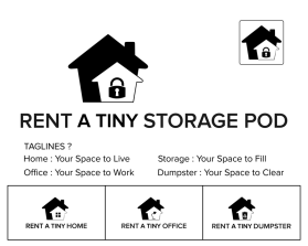 rent a tiny storage pod entry by Fathenry