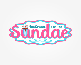Ice Cream Sundae 15k/ 5k entry by logo037