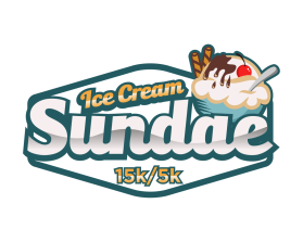 Ice Cream Sundae 15k/ 5k entry by logo037