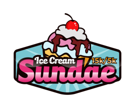 Ice Cream Sundae 15k/ 5k entry by logo037