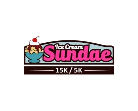 Ice Cream Sundae 15k/ 5k entry by logo037