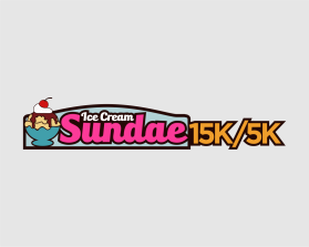 Ice Cream Sundae 15k/ 5k entry by logo037