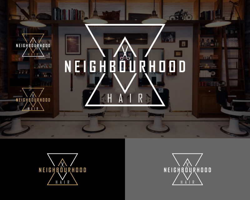 Logo Design for Neighbourhood Hair