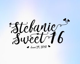 Stefanie&rsquo;s Sweet 16 entry by nbclicksindia