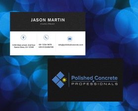 Polished Concrete Professionals entry by Being_Designer