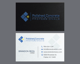 Polished Concrete Professionals entry by dsdezign