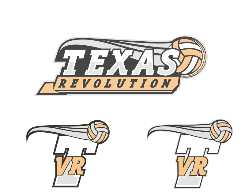 Logo Design for Texas Volleyball Revolution