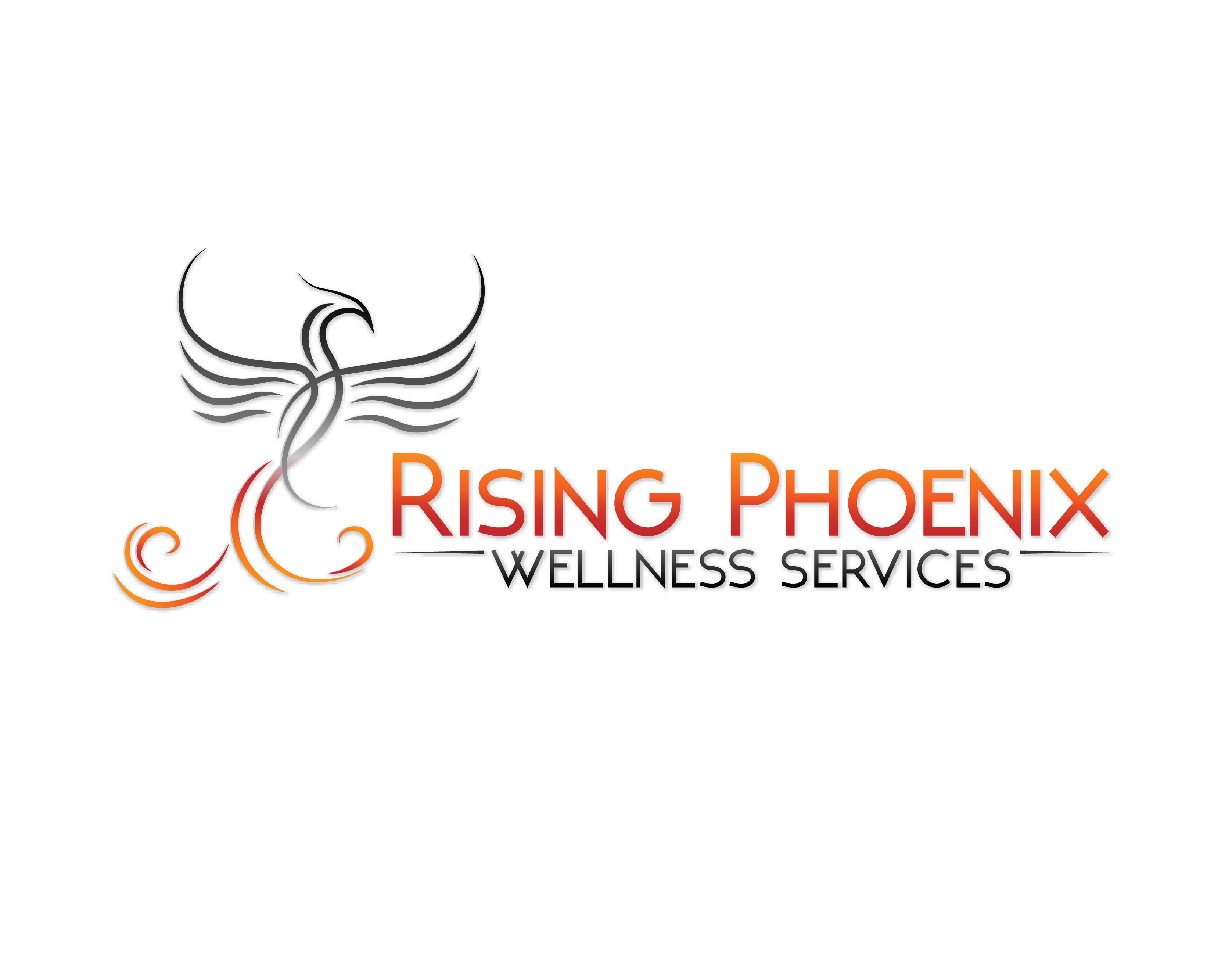 Logo Design for Rising Phoenix Wellness Services