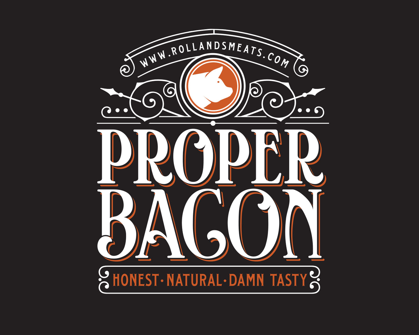 Logo Design for www.rollandsmeats.com