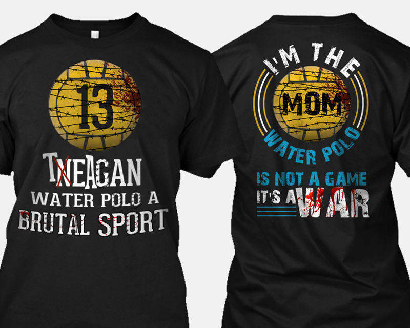 T-Shirt Design for Water Polo Player