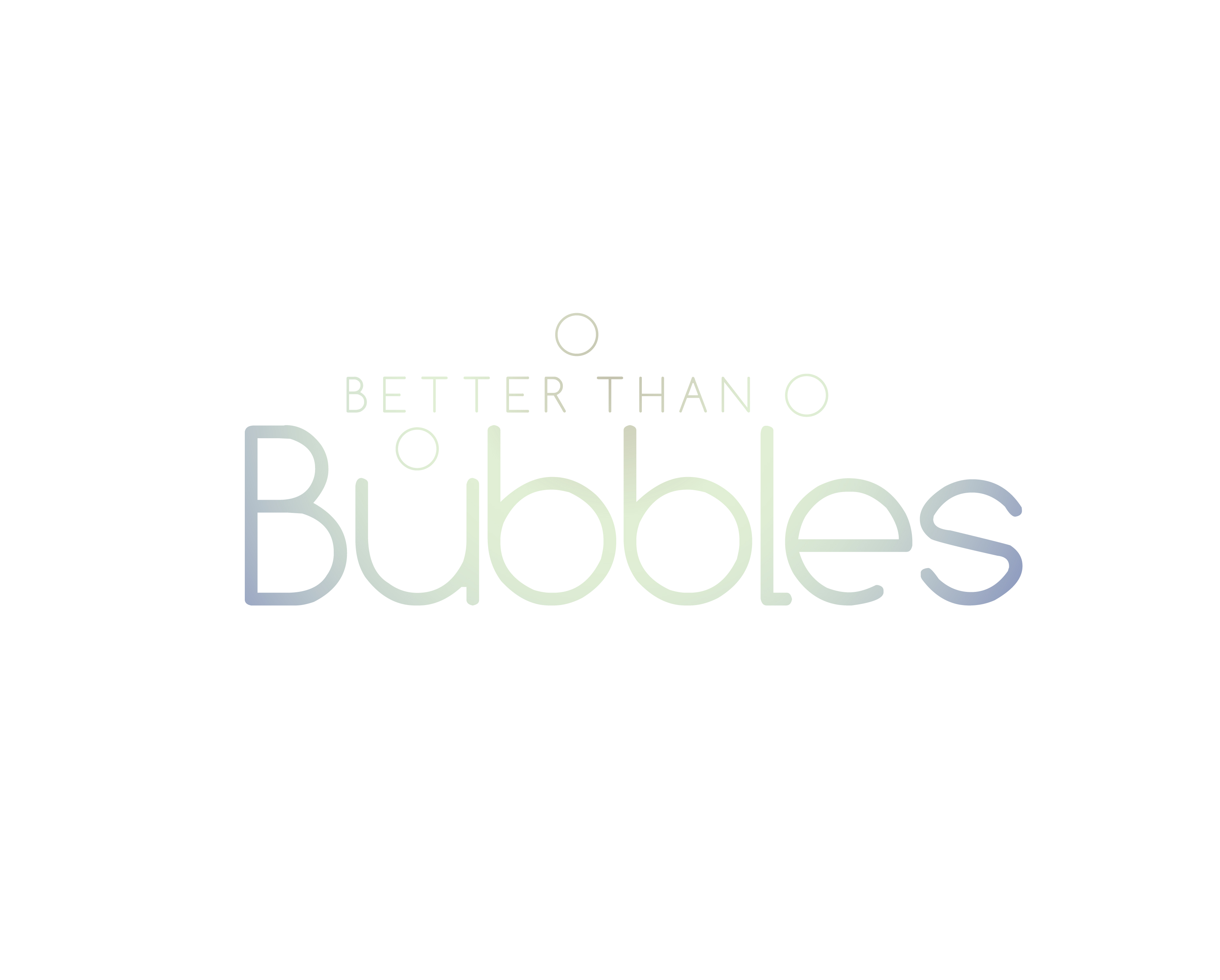 Logo Design for Better Than Bubbles