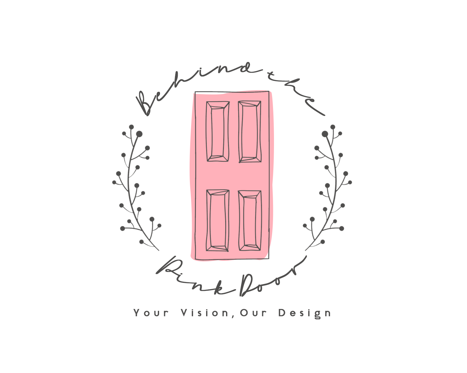 Logo Design for Behind the Pink Door