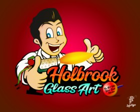 Holbrook Glass Art entry by logohype