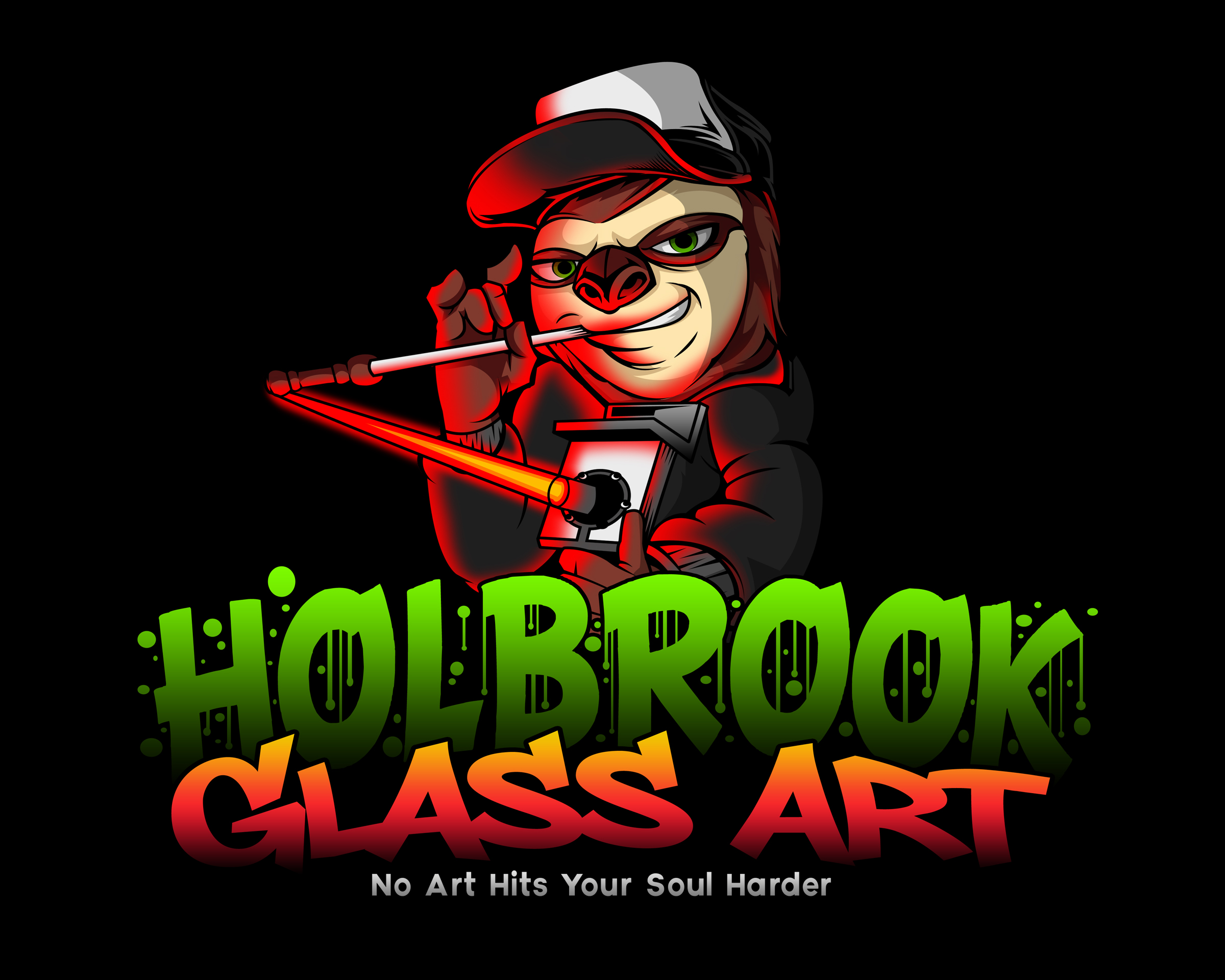 Logo Design for Holbrook Glass Art