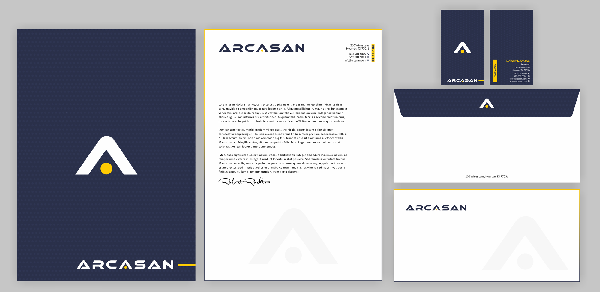 Business Card & Stationery Design for ARCASAN