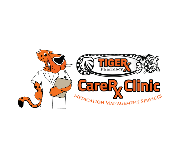 Logo Design for TigeRx Pharmacy's CareRx Clinic