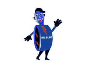 Mr. Blue    By: Electro Tape entry by southernflair2015