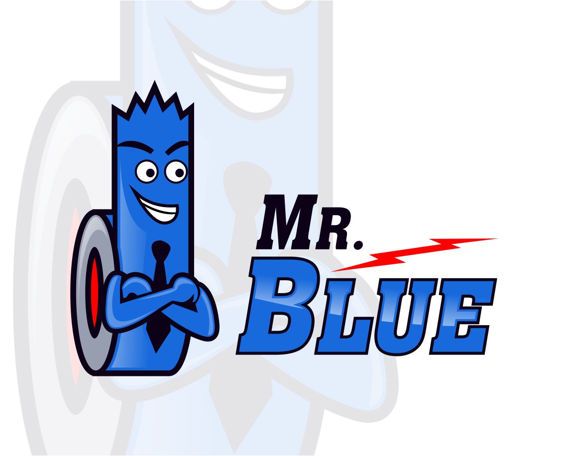 Logo Design for Mr. Blue    By: Electro Tape