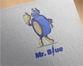 Mr. Blue    By: Electro Tape entry by cekot_art