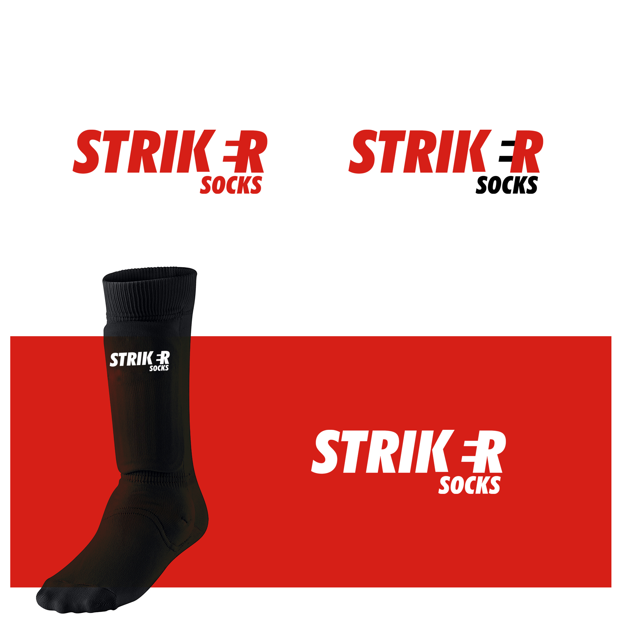 Logo Design for Striker Socks