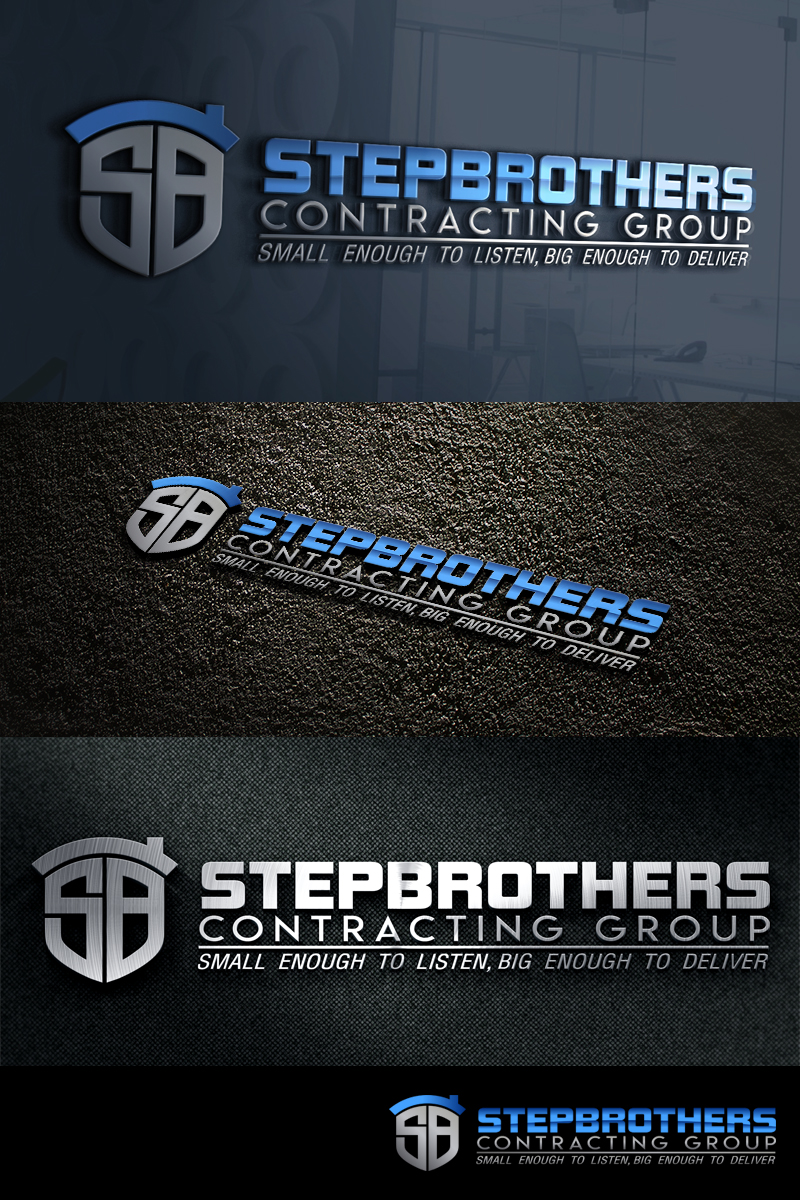 Logo Design for Stepbrothers Contracting Group