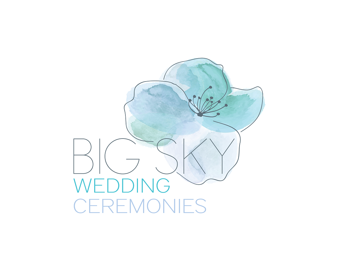 Logo Design for Big Sky Wedding Ceremonies