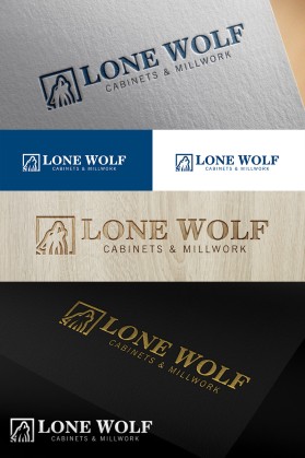 Winning entry: Lone Wolf Cabinets &amp; Millwork entry by dewi