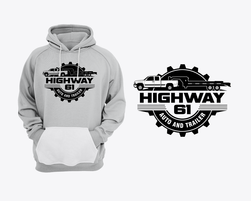 Logo Design for Highway 61 Auto and Trailer