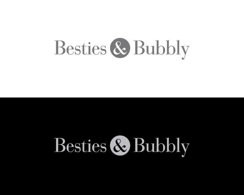 Logo Design for Besties &amp; Bubbly