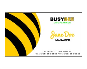 Busy Bee Life Planner entry by Jose Alberto Frias de la Rosa